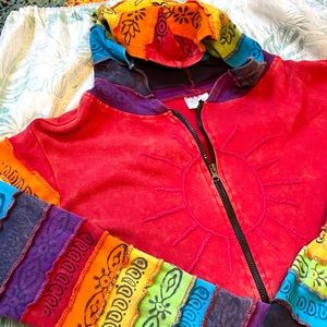 Greater Good - Rainbow Zip Up Hoodie